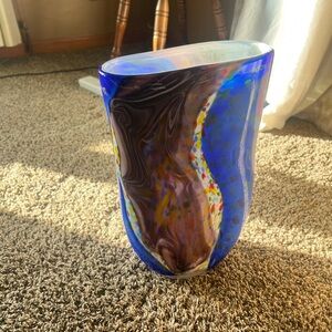 Vintage glass vase